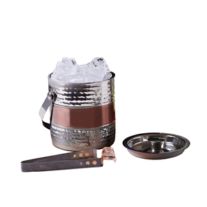 Seau à glace à vin plaqué argent luxueux Design étranger en métal durable Meilleur prix pour les mariages et les fêtes - Product Image 3