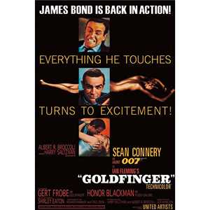Técnicas gráficas de impresión offset de la película Goldfinger de James Bond con Sean Connery - Product Image 4
