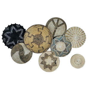 Top pas cher classique Vintage Style rond jonc de mer tenture murale décoration décoration articles de décoration de l'usine du Vietnam - Product Image 1