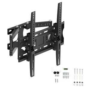 Supporto TV Moderno Inclinabile 25-65 Pollici, Stand LCD in Acciaio Girevole, Capacità di Carico 30 kg, per Soggiorno, Staffa Piatta Inclusa - Product Image 3