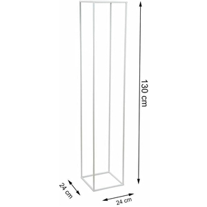 Grand support de fleurs en fer pour décorations de mariage intérieures et extérieures pour coin de salon ou lieu de mariage extérieur - Product Image 6
