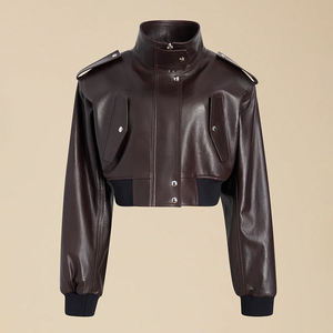 Men's <b>Genuine</b> <b>Leather</b> <b>Jacket</b> Casual Plus Size Wear Low Price Fashion Made in Pakistan Custom design men's <b>leather</b> <b>jacket</b> - Product Image 2