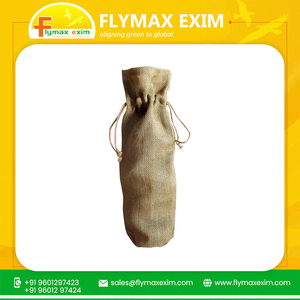 Bolsa de mano para vino de 6 botellas, bolsa de transporte para botella de yute de alta calidad, bolsa de regalo para botella de vino de yute - Product Image 4
