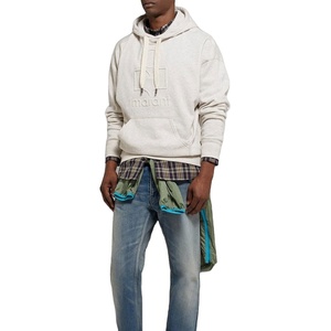 Thermique de haute qualité vierge Logo personnalisé 100% coton Hoodies surdimensionné Streetwear fabricant en gros porter des sweats à capuche hommes - Product Image 1