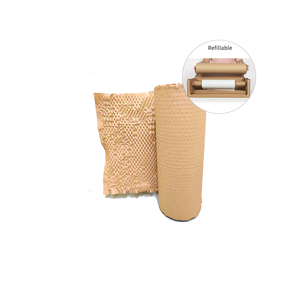 Rollo dispensador de papel de envoltura de panal biodegradable totalmente reciclable de alta calidad, buen precio, amortiguación protectora hecha en madera - Product Image 2