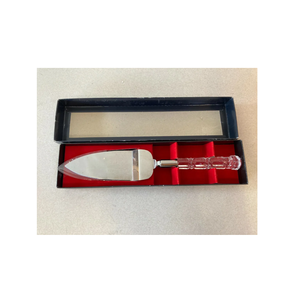 Wholesale <b>Acrylic</b> Cake Server Set Handle Manufacture Handicraft with Premium Quality clear <b>Acrylic</b> Handle Brown <b>Box</b> Packing - Product Image 2