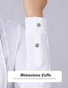 Camisas de Manga Larga para Niñas con Orificios para el Pulgar, Camisa de Equitación Inglesa con Protección Solar UPF50 de Secado Rápido, Chaqueta Ecuestre con Media Cremallera para Niños - Product Image 6