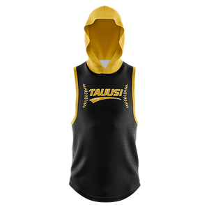 Sweat à capuche d'hiver sans manches en polaire pour homme, avec logo brodé personnalisé, avec poche - Sweat à capuche de sport et d'entraînement, vêtements de rue - Product Image 1