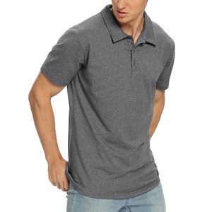 เสื้อยืดโปโลแฟชั่นคอปกแขนสั้นของผู้ชายสำหรับฤดูร้อน2025มีโลโก้ปักเสื้อโปโลแบบมีความชื้นในสไตล์ถนน - Product Image 2