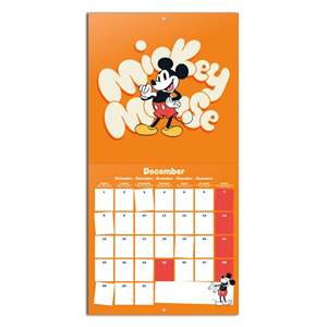 Calendario de Escritorio de Pared de Mickey Mouse de Disney 2025 para Uso en Oficina, Impreso en Papel con Reloj - Product Image 5