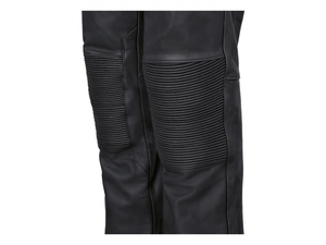 BM Motorrad Charlottenburg hommes/femmes pantalon en cuir noir patrimoine/moto urbaine rue équitation/course peau de vache Biker pantalon CE - Product Image 2