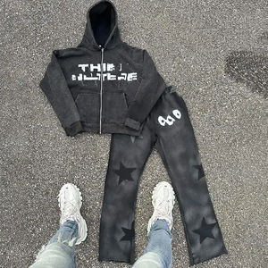 Prix d'usine, survêtement vintage de marque pour homme, coupe-vent d'hiver, style Harajuku, sweat à capuche, streetwear - Product Image 4