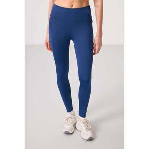 Leggings Tommylife para Mujer, de Poliéster y Elastano, Ajuste Estándar, Flexibles, Color Caqui, Ideales para Ropa Deportiva, Gimnasio y Yoga - Product Image 1