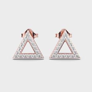 Pendientes de tuerca de diamante de corte brillante de alta demanda en platino brillo clásico perfecto para la elegancia diaria o eventos formales - Product Image 1