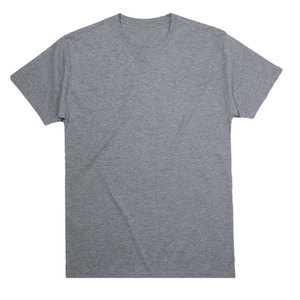180 GSM 100% algodón Super peinado preencogido camisetas lavado acanalado cuello Unisex Regular Fit camisetas Unisex - Product Image 3