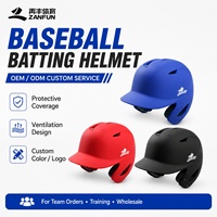 Casque de frappe de baseball ergonomique, respirant, robuste, multicolores, avec logo personnalisé, rembourré en mousse ABS