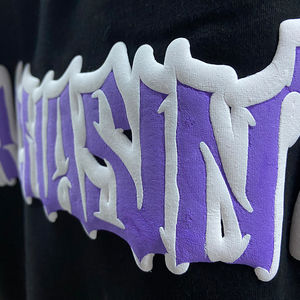 Custom Puff Print Full Face <b>Zip</b> Up Hoodie 3D Foam Printing Logo Sweatshirt Jacket Casual Streetwear Mens <b>Hoodies</b> - Product Image 5