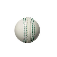 Balle de cricket rigide personnalisée Ahira Sports, couleur et cuir au choix, design respirant, haute qualité pour l'entraînement