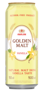 Boisson gazeuse Golden Malt en canette 0,5L 0% ABV
