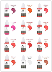 Pigment PMU pour sourcils et lèvres 5ml/12ml/15ml Encre de tatouage de maquillage <span class=keywords><strong>permanent</strong></span>, pigments professionnels de microblading pour utilisation en salon - Product Image 6