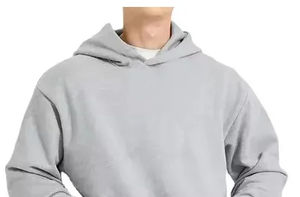 เสื้อฮู้ดดี้โอเวอร์ไซส์สำหรับผู้ชาย ผ้าฝ้ายฟลีซ สวมใส่สบาย สีพื้น สไตล์สตรีทแคชชวล สำหรับฤดูใบไม้ร่วงและฤดูหนาว - Product Image 6