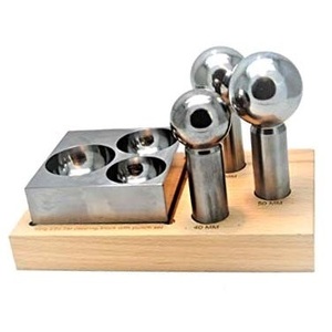 Juego de Punzones de Alta Calidad de 3 Piezas con Bloque para Fabricación de Joyería, Venta al por Mayor al Precio Más Bajo, el Mejor Producto para Joyería - Product Image 1