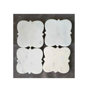 Posavasos de mármol de alta calidad con latón para hotel y restaurante en casa a precio razonable, posavasos de taza de té de mármol de gran oferta - Product Image 5