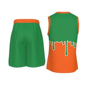 Maillot de basket-ball léger et short pour homme GameDay Greats Green Florida A & M Rattlers - Product Image 4