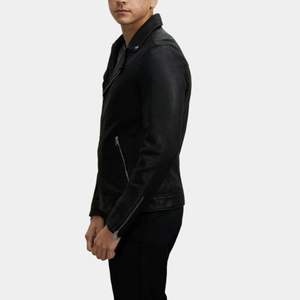 Veste en cuir de motard Jake - Product Image 2