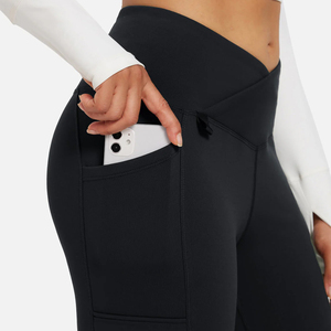 Body de Mujer con Logotipo Personalizado, Diseño Nuevo, Alta Calidad, Pantalones de Gimnasio con Corte Acampanado - Product Image 5