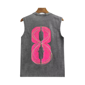 Débardeur de fitness à séchage rapide pour hommes, chemise tricotée sans manches avec logo personnalisé Gym Wear, meilleur fabricant avec service OEM - Product Image 6