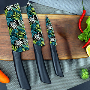 Nuevos Cuchillos de Chef Profesionales de Primera Calidad, Juego de 5 Piezas, Cerámica y Plástico, Aptos para Lavavajillas, Uso Diario en el Hogar, Tareas de Cocina, Gran Venta - Product Image 3