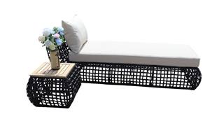 Tumbona Moderna de Ratán Sintético PRSB-033 para Uso en Villas, Hoteles, Dormitorios, Salas de Estar, Parques y Apartamentos - Product Image 4