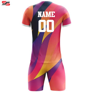 Haute Qualité Équipe Club Football Uniformes Football Chemises Deux Pièces Hommes Shorts Ensemble Sublimation Personnalisée Football Jersey Ensemble Enfants - Product Image 6