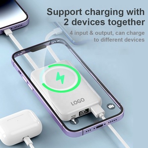 Banco de Energía Magnético Ultrafino Portátil de Viaje, Estación de Carga Inalámbrica Ql, Batería Externa <span class=keywords><strong>Auxiliar</strong></span> para <span class=keywords><strong>iPhone</strong></span>, Macsefe - Product Image 4
