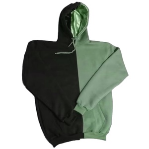 เสื้อสเวตเชิ้ตผ้าเฟรนช์เทอร์รี่แบบขายส่ง สีบล็อก ยูนิเซ็กซ์ สั่งทำได้ 2 สี เสื้อฮู้ดผ้าไหมบุซาติน - Product Image 4