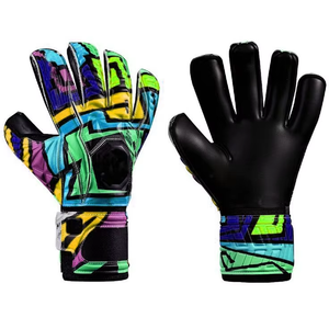 Goalkeeper Goalie Soccer Football Gloves Strong Grip Waterproof Breathable <b>Finger</b> Protection Lace-Up Closure Latex Outdoor - Product Image 2