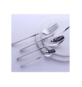 Juego de Cubiertos Decorativos Plateados para Mesa de Comedor, Juego de Cubiertos de Diseño Moderno, Cuchara, Cuchillo, Tenedor, Juego de Cubiertos para Venta al por Mayor - Product Image 3