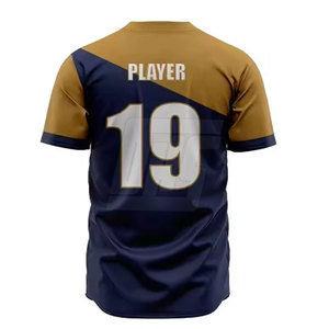เครื่องแบบทีมเบสบอลเสื้อเจอร์ซีย์และกางเกงชุดเครื่องแบบเบสบอลแบบสั่งทำ - Product Image 3