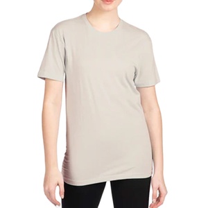 T-shirts unis à col rond pour hommes en gros, personnalisation OEM/ODM, impression sur mesure, t-shirts vierges à logo personnalisé pour hommes - Product Image 4