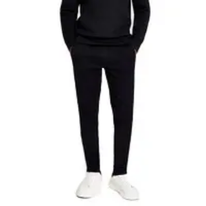 Pantalones lisos de secado rápido de estilo callejero de algodón para hombre, pantalones holgados para correr y correr, pantalones para correr y entrenar - Product Image 4