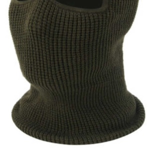 Cache-cou en polyester tricoté à 3 trous avec logo personnalisé 2025, masque facial, sport de plein air, tricoté pour le cyclisme, équitation, balaclava tricoté - Product Image 2