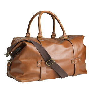 Luxury Waterproof Genuine Leather <b>Weekender</b> <b>Bag</b>-Large Capacity Durable Zipper Closure <b>Shoe</b> <b>Compartment</b> Unisex Sport Travel - Product Image 6