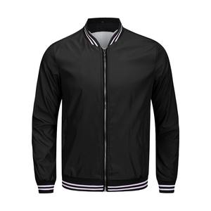 New Design Spring Sporty <b>Jacket</b> Man Zipper Wholesale <b>Patchwork</b> Dyed Long Sleeve Blank Versity <b>Jackets</b> - Product Image 3