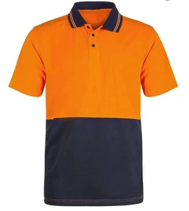2024 logotipo personalizado Hi Vis Polo camisetas reflectantes poliéster a prueba de agua uniforme de trabajo Hi Vis ropa de trabajo de seguridad reflectante - Product Image 5