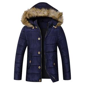 Marca personalizada nueva llegada chaqueta acolchada con cremallera completa Slim Fit hombres chaqueta acolchada marca privada hombres chaqueta acolchada con capucha con piel por Ayat Export - Product Image 1