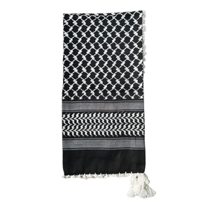 Quality Assured <b>Black</b> Shemagh Cotton Made <b>Men's</b> Arabic Style Head <b>Scarf</b> for Muslims by Exporters - Product Image 1