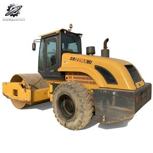 Compacteur vibrant à tambour unique Shantui SR22MA d'occasion, poids de travail 22 tonnes, marque chinoise originale, compacteur moyen - Product Image 1