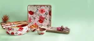 Bol à salade de fruits en bois Émail personnalisable Bol à manger en bois de manguier fabriqué à la main - Product Image 3