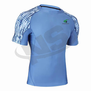 High Quality Performance Rash Guard Men Shorts Sleeve Custom Design Affordable <b>Linked</b> With Jiu Jitsu Kimono Training Gear - Product Image 4